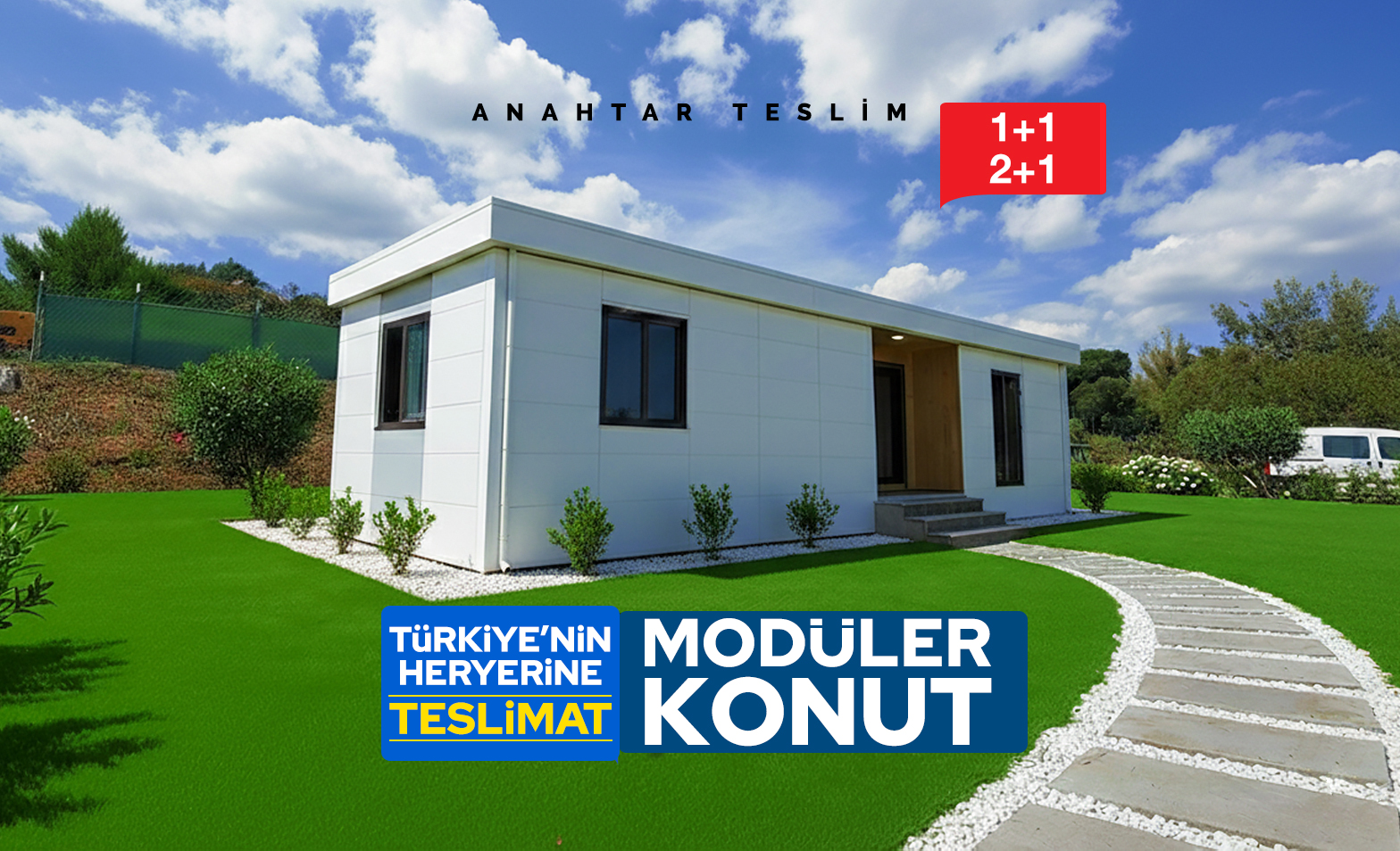 55 m2 Verandasız 1+1 ve 2+1