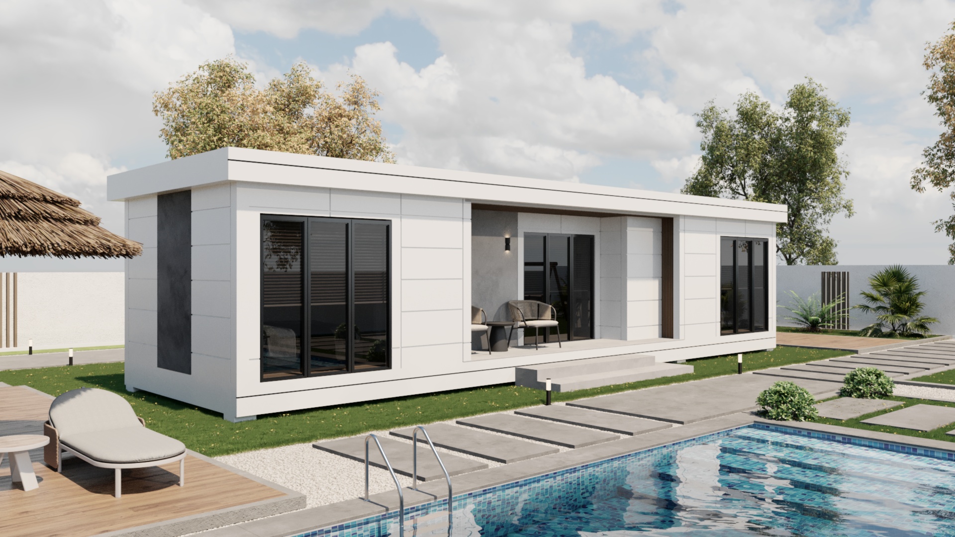 55 m2 Modüler Ev 1 + 1 